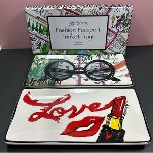 Brighton Fashion Passport Trinket Trays